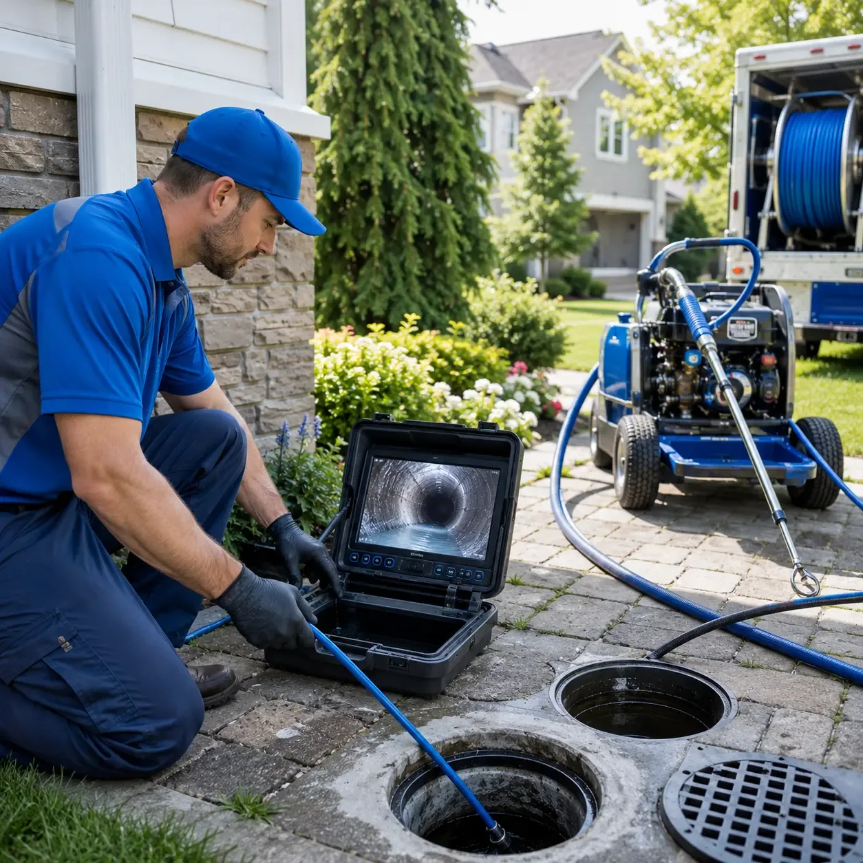 Outdoor drain cleaning professionals serving Hackettstown, NJ